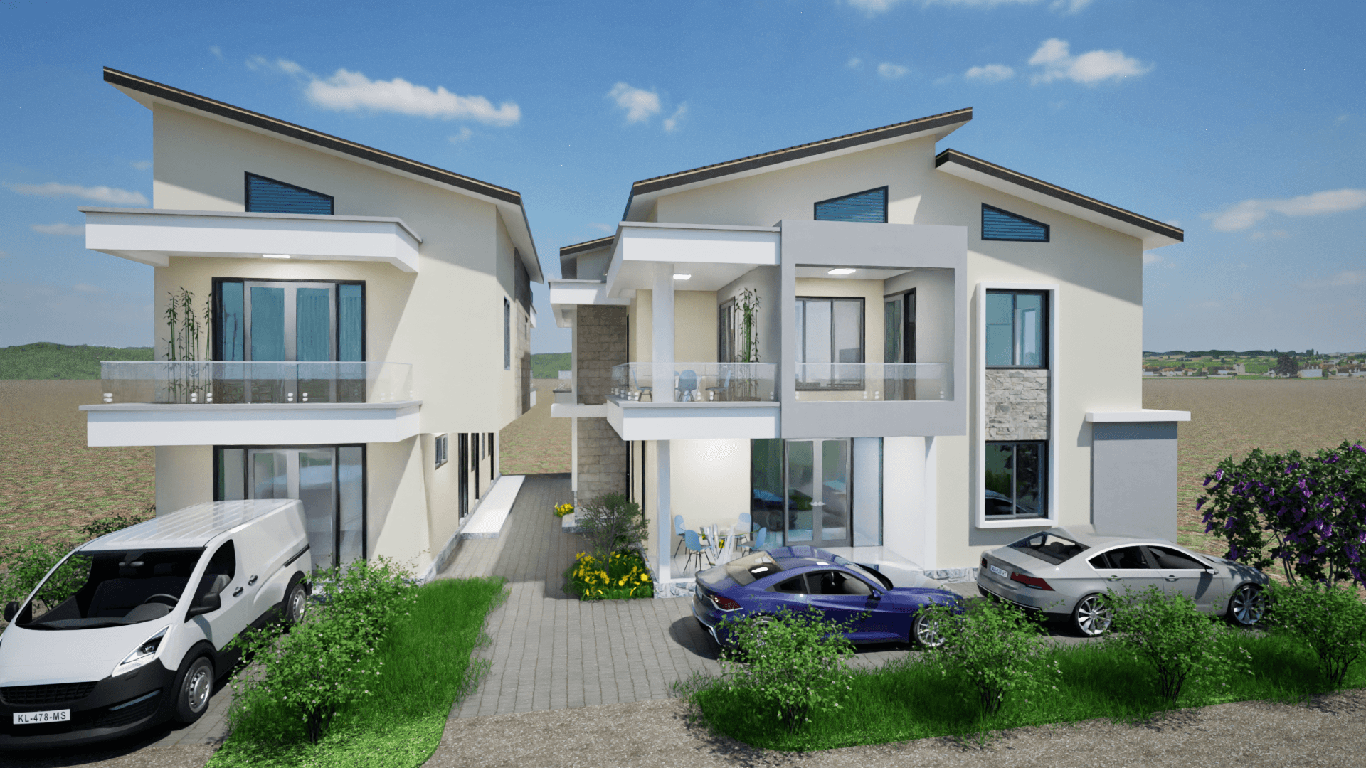 Maison unifamiliale R+1, annexe et chambre froide — Butembo