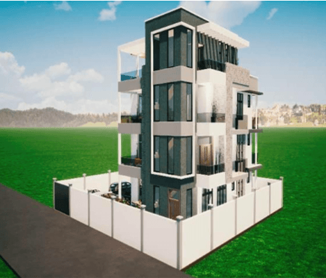 Immeuble R+4 — Kinshasa